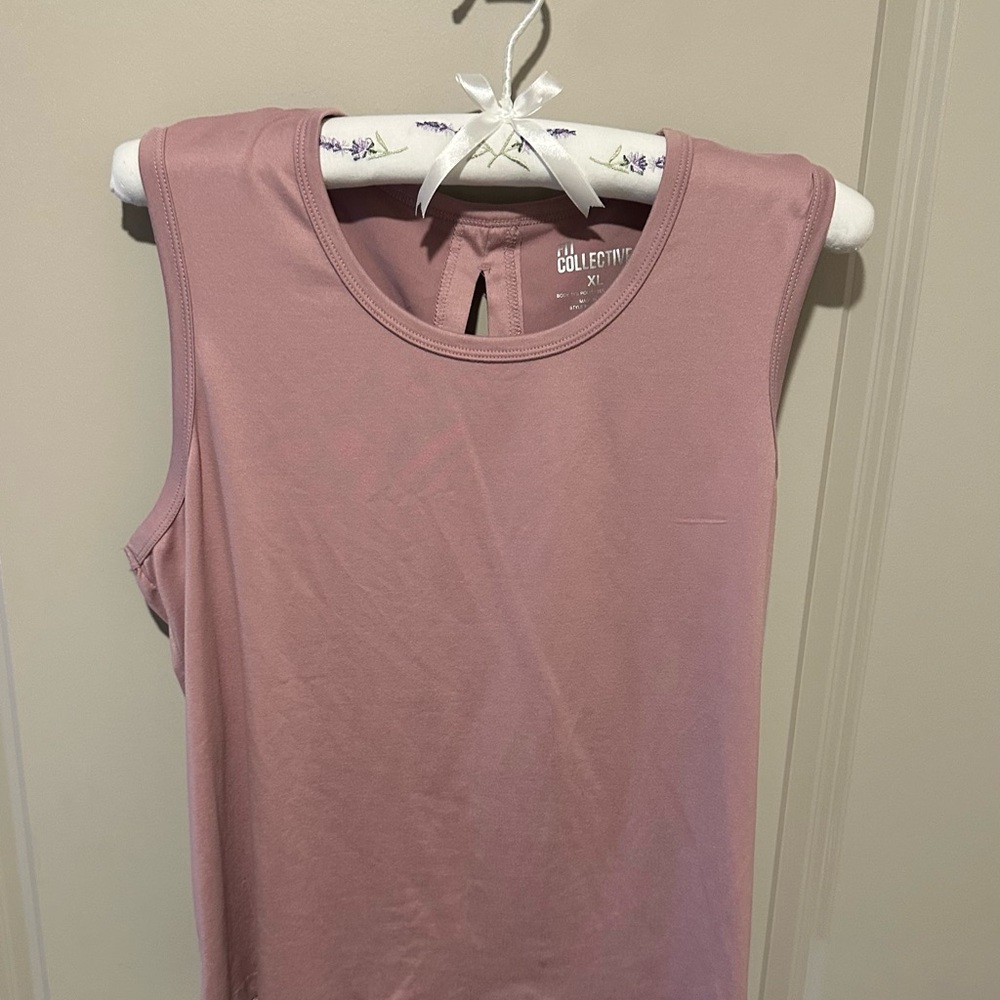 Collective Concepts Pink Sleeveless Tank Top